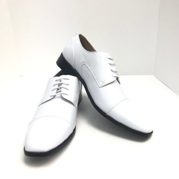 Men's Majestic Collection White Snow Dress Shoes - Picture 1 of 6